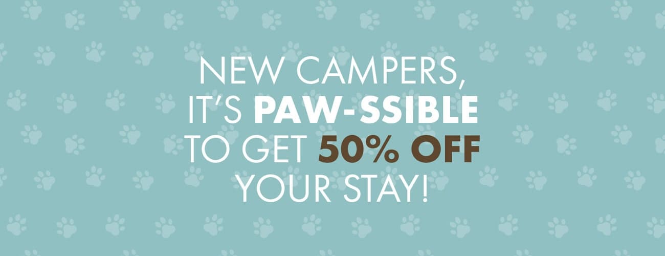 New Campers 50% Offer